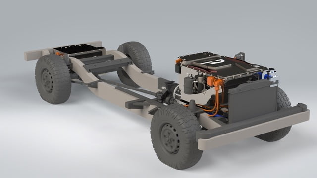 Electrogenic Land Rover Defender E90 EV conversion kit