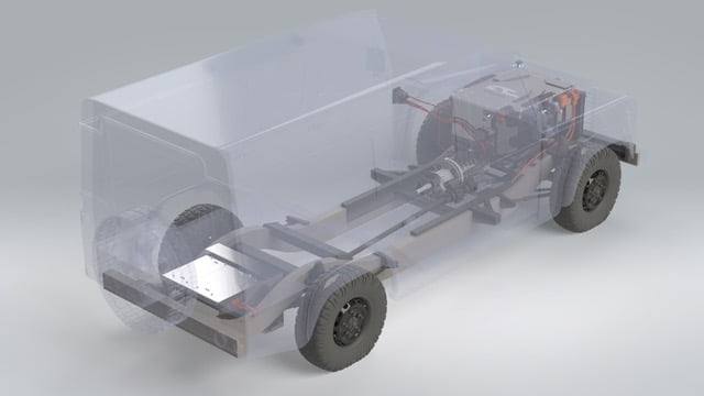 Electrogenic Land Rover E90 drop-in EV conversion kit