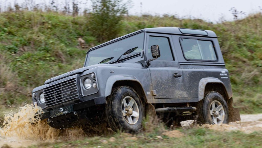 Electrogenic electric Land Rover offroad