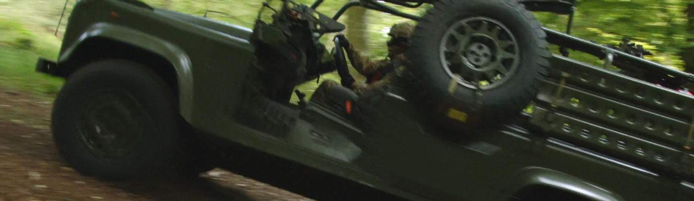 Electrogenic electric army Landrover