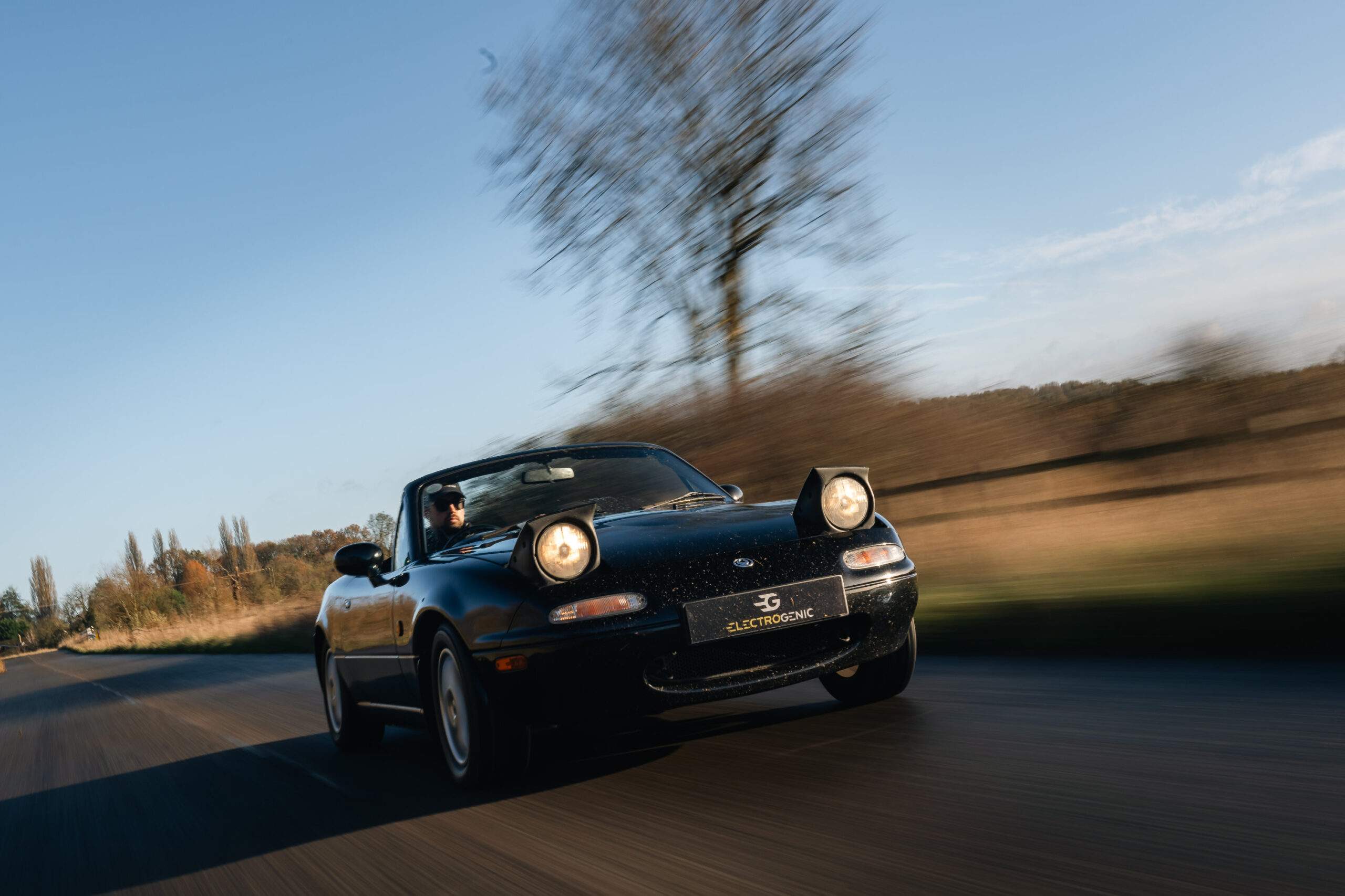 Electrogenic electric Mazda MX5 conversion