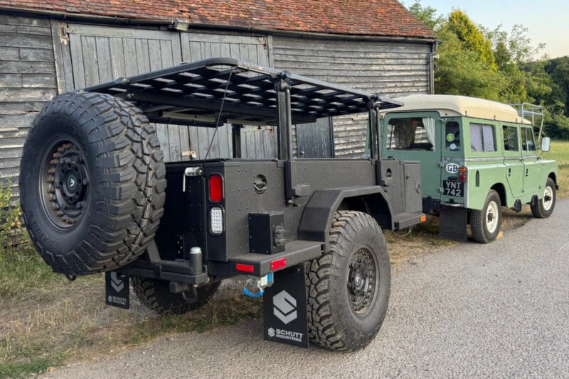 Electrogenic offgrid EV battery trailer