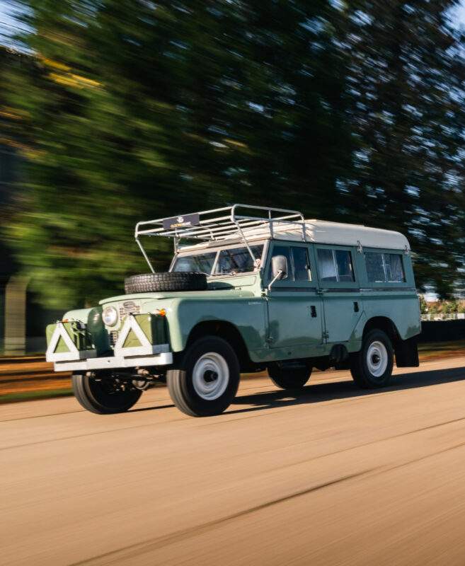 Electric Land Rover Dormbile Converted by Electrogenic for Jason Momoa