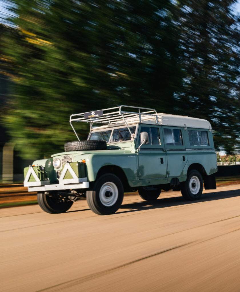 Electric Land Rover Dormbile Converted by Electrogenic for Jason Momoa