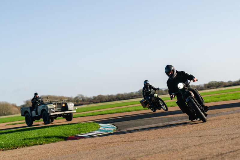 Electrogenic hybrid Harley Davidson JD track