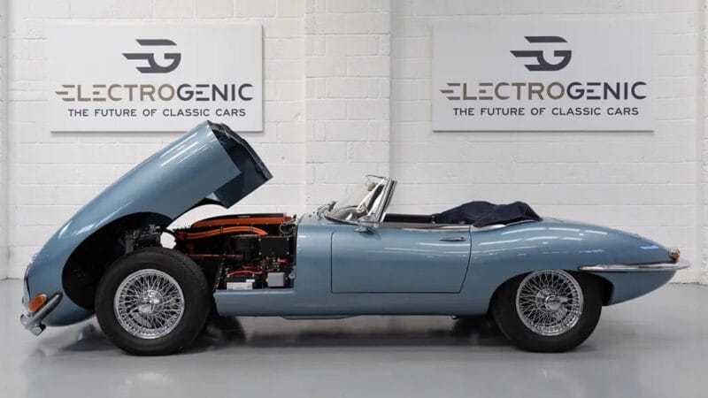 Electrogenic Jaguar E-Type EV conversion kit side